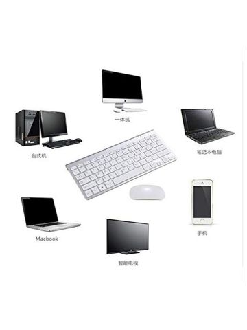 Wireless Mouse And Keyboard Set For Imac 21.5, 27 Inch All In One Desktop For Macbook Pro Air