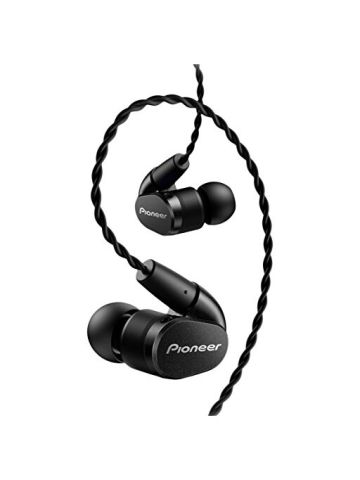 Pioneer Ergonomic Tangle Resistant In-Ear Hi-Res Audio Headphones, Black