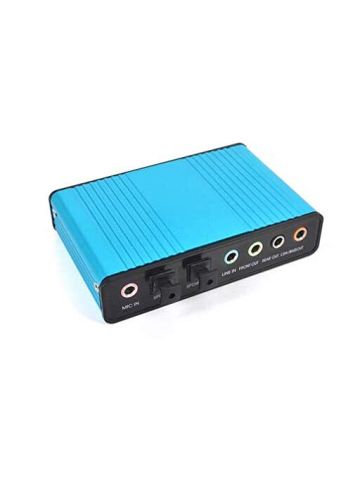 USB 2.0 Sound Card 6 Channel 5.1 Optical External Audio Card Spdif Controller For PC Laptop Desktop