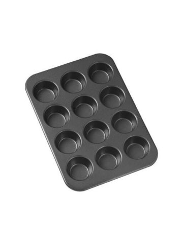 Wilton Ultra Bake Pro 12 Cavity Muffin Pan Gray