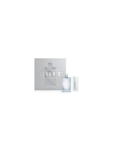 Burberry Brit Splash For Men EDT 100ml+75ml Deo Stick Travel Set