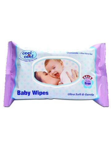 Cool And Cool Baby Wipes  Ultra Soft & Gentle With Lid
