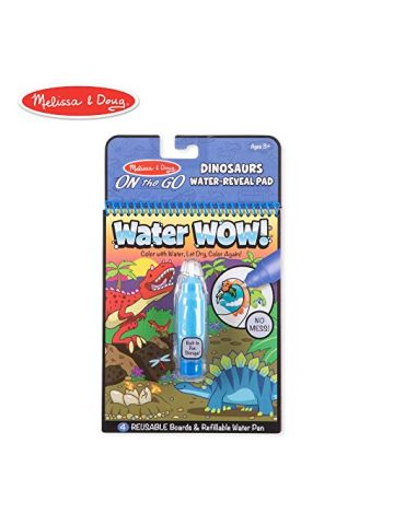 Melissa & Doug Water Wow-Dinosaur Toy, Multicolor