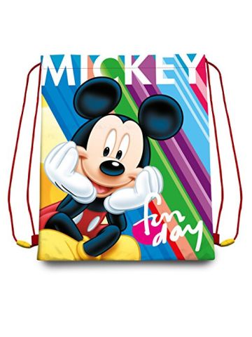 Disney Mickey Drawstring Bag Wd19481, Drawstring Bag 40 X 30 Cm