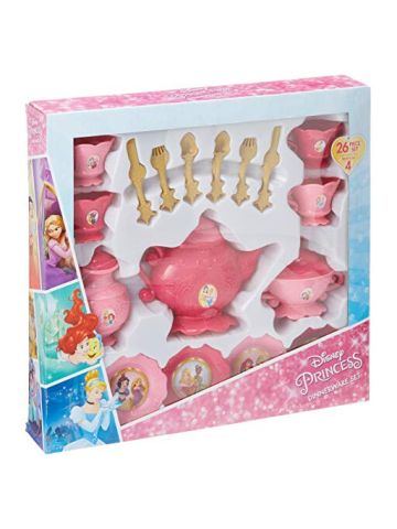 New Disney Princess Dinnerware Set 26 Piece Tea Play Set Service For 4 (pack Of 4)