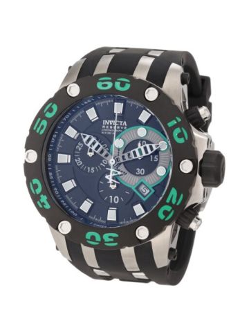 Invicta Men's 0904 Subaqua Reserve Chronograph Black Dial Black Polyurethane Watch