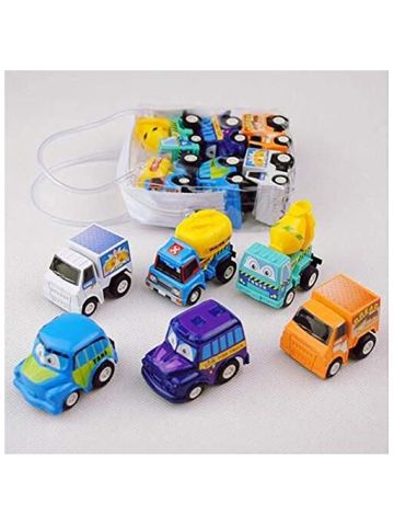 6 Pcs Exclusive Interesting Chic Pull Back Car Toys