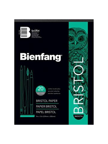 Bienfang Bristol Board Smooth Paper Pad 9X12 - 20 Sheets