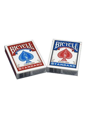 Bicycle Poker Size Standard Index Playing Cards, 6 Deck Player's Pack