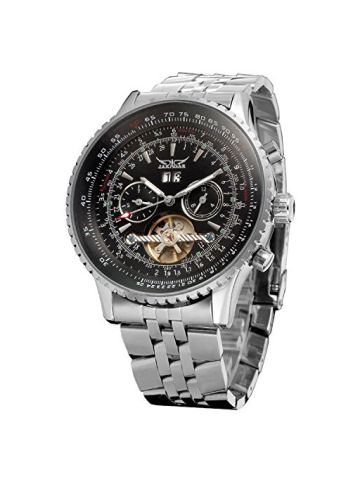 Forsining Men's Automatic Tourbillon Complete Calendar Wrist Watch Jag034 M4 S2
