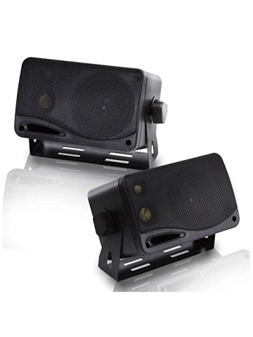 Pyramid  3-Way Indoor Outdoor Speaker System 3.5 Inch 200W Pair Of Mini Box Ceiling Wall Speakers