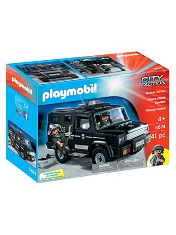 Playmobil Tactical Unit Car Playset