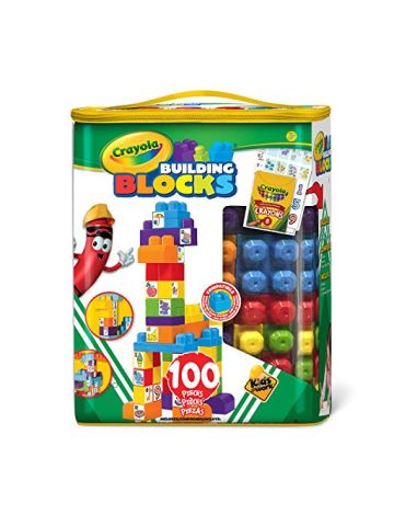 Crayola 100 Count Building Blocks, Boy