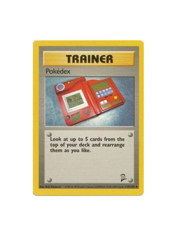 Pokemon -  Pokedex  Trading Card  (115) Base Set 2