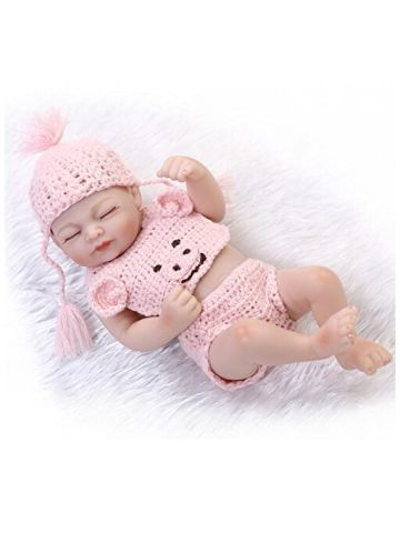 MaiDe  Newborn Baby Doll Sleepping Girl Full Body Silicone Reborn Dolls