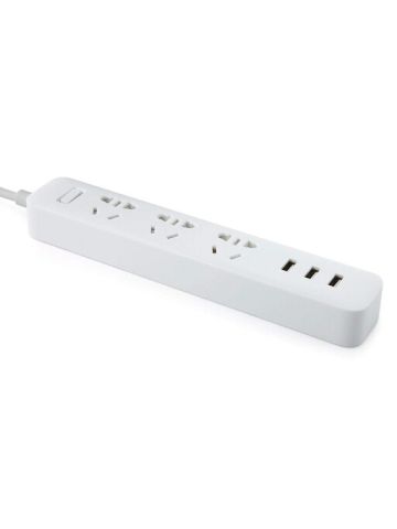 Xiaomi Wall Power Strip 3 USB Charger 2A And 3.1 Total 3 Child Protection Plug Up To 2500 Watt White