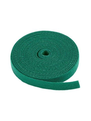 Monoprice Fastening Tape 0.75inch One Wrap Hook & Loop Fastening Tape 5 Yard/Roll - Green