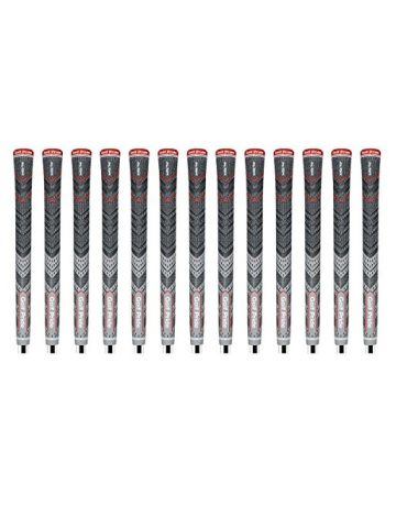 Golf Pride  Standard Ribbed Golf Grip Bundle (13 Piece), Grey