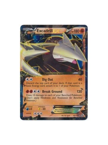 Pokemon - Excadrill EX (82/113)  Legendary Treasures Holo