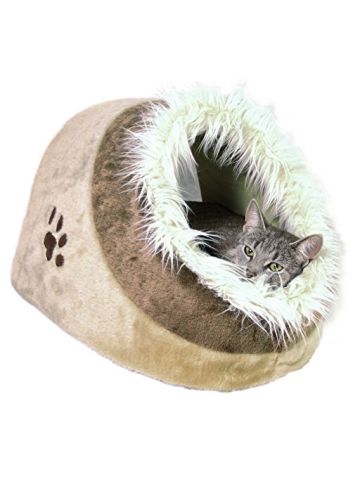 Trixie Minou Cushy And Cuddly Cave, 41 X 30 X50 Cm, Beige/Brown