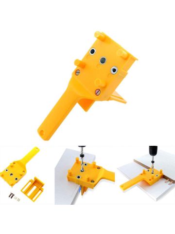 Handheld Woodworking Doweling Jig Drill Guide Wood Dowel Drilling Hole Saw