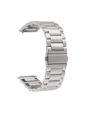 For Samsung Gear S3 Classic / S3 Frontier - Stainless Steel Smart Watch Band Strap - Silver