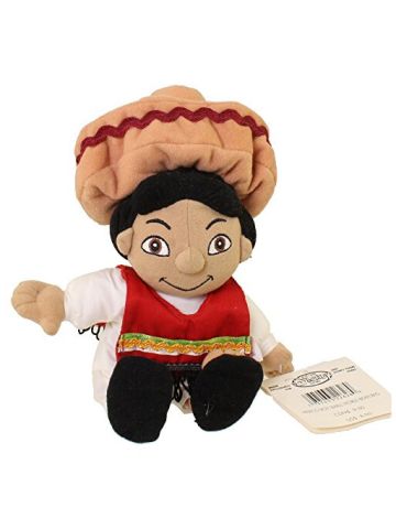 Disney Bean Bag Plush It's A Small World Mexico Boy