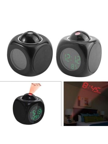 Multi-Function Digital Lcd Wall Projection Voice Talking Temperature Display Led Alarm Clock