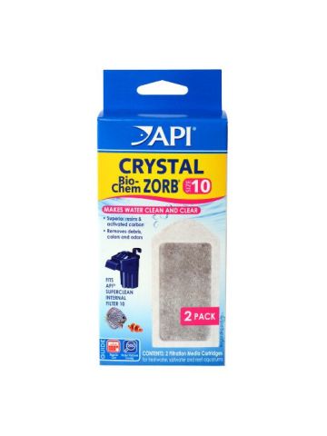 Api Crystal Bio-Chem Zorb Size 10 Aquarium Filtration Media Cartridges For Superclean