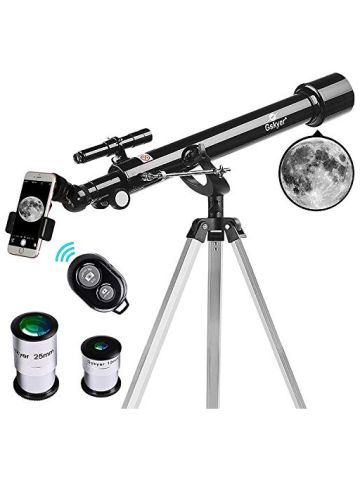 Gskyer Telescope, Instruments Infinity 60mm AZ Refractor Telescope, German Technology Travel Scope