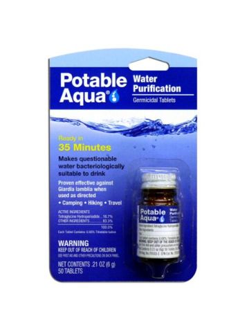 Portable Drinking Water Treatment For Camping, Emergency Preparedness, Hurricanes, Storms