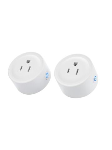 2 Pack Wifi Smart Plug Timing Switch Voice Control Work with Amazon Alexa Echo