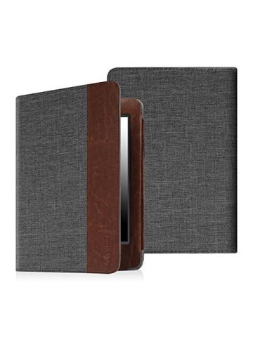 Fintie Folio Case For Kindle Paperwhite The Book Style Fabric Cover With Auto Sleep/Wake