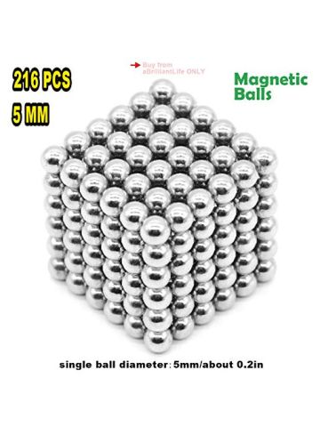 Magnetic Balls Toys Sculpture Building