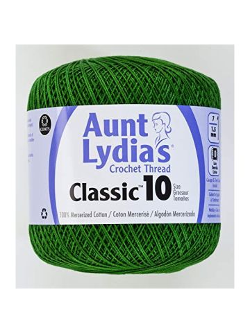 Aunt Lydia Value Crochet Cotton, White