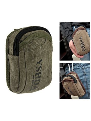 Unisex Leisure Mini Canvas Waist Pack Chest Bag