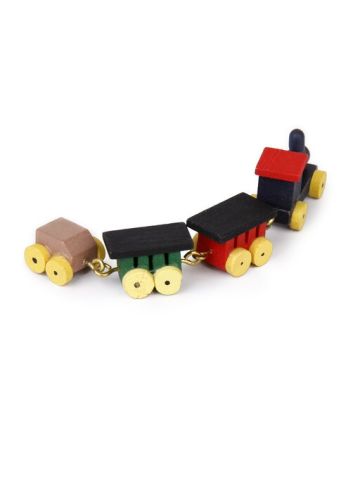 Sodial 1/12 Doll House Miniature Wooden Carriages And Train Toy Set