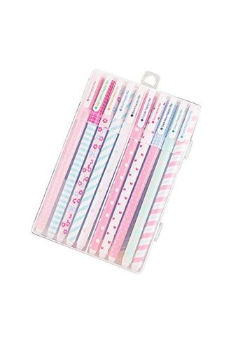 Nuolux 10pcs Gel Ink Pen Cute Cartoon Colorful Pens