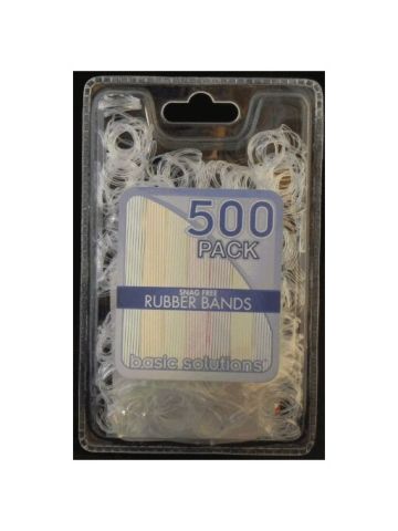500 Pack Rubber Bands - Snag Last Intervention Multicolor