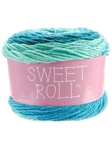 Sweet Roll Yarn Frosty Swirl - Blue Shade