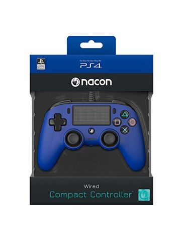Nacon Compact Controller Wired Classic Playstation 4 (Blue)