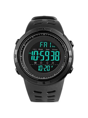 Men's Digital Sport Watch Led Electronic Military Wrist Watch With Alarm