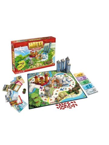 Asmodee  - Hotel Tycoon By Asmodee Game Board