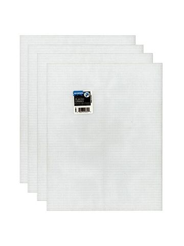Darice Plastic Canvas 7 Count 10.5X13.5 Clear Pack Of 12