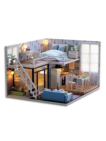 Romantic and Cute Dollhouse Miniature Diy House Kit