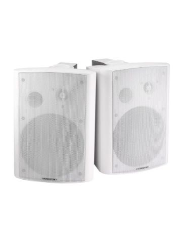 Monoprice 107496 8-Ohm Active Wall Mount Speakers, White