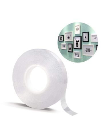 Transparent Washable Traceless Adhesive Tape, Anti-Slip Nano Removable Double Sided Tape