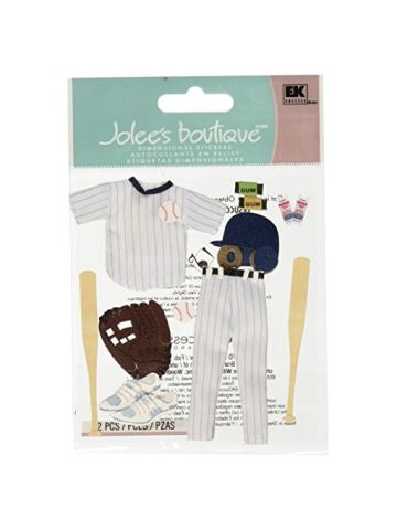 Jolee'S Boutique Dimensional Stickers-Baseball Pack Of 3