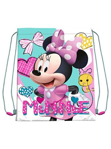 Disney Minnie Drawstring Bag Wd19482, Drawstring Bag 40 X 30 Cm