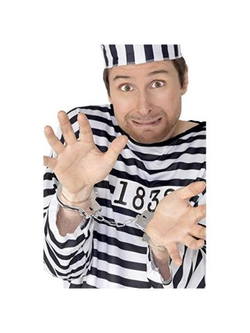 Smiffys  -  Handcuffs Plastic With Key